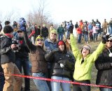 Elite racer Robin Williams and her friends had a blast cheering on their teammates and friends. © Amy Dykema