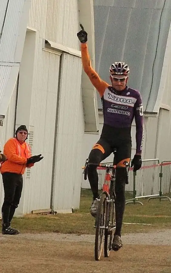 Ryan Trebon crosses the finish line © Michael McColgan