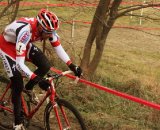 Todd Wells rode at the front before fading behind Trebon. © Michael McColgan