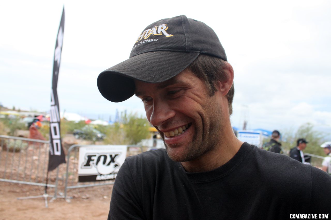 Parbo may be working hard to get it all together last minute, but he\'s psyched to be racing.