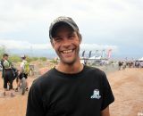 Joachim Parbo is all smiles at the Outdoor Dirt Demo