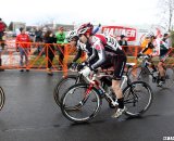 A rare moment with Owen not in the lead.  © Cyclocross Magazine