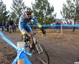 Nate Morse looked to have second locked up before stomach cramps. © Cyclocross Magazine