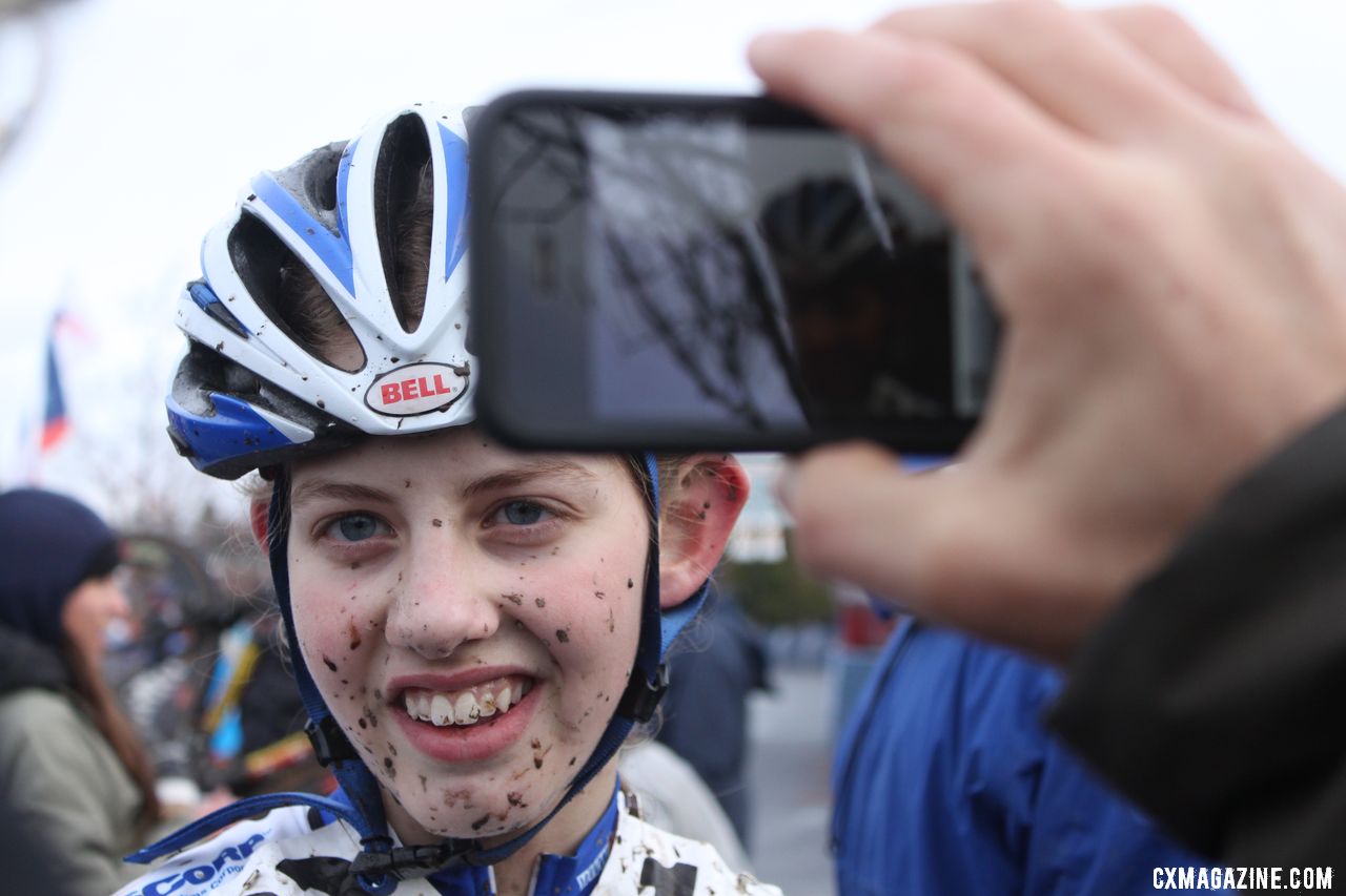 Osborne being interviewed. © Cyclocross Magazine