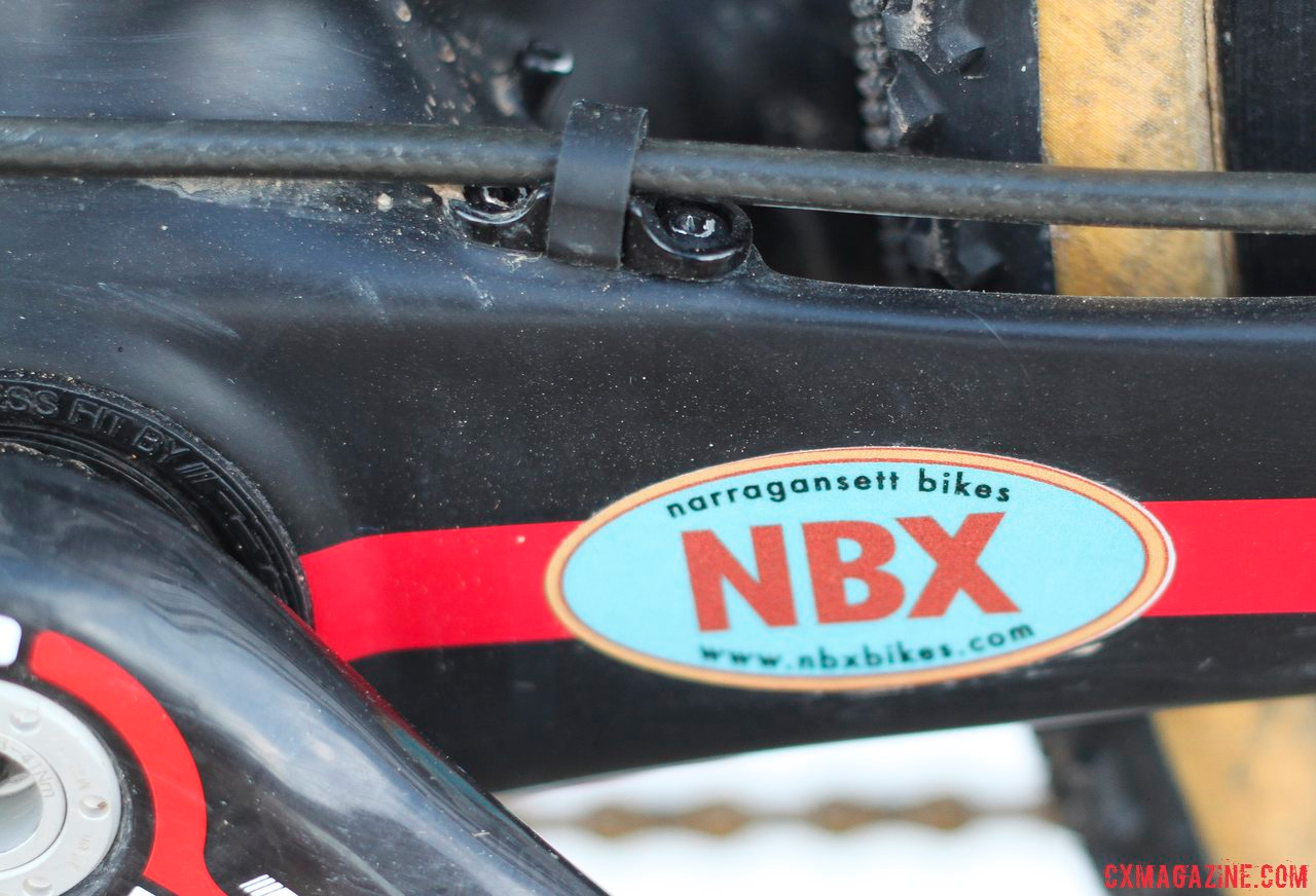 NBX is Lindine\'s other, New England-based sponsor. © Cyclocross Magazine