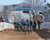 The Women's D1 Collegiate start.  Â©Brian Nelson