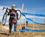 Katerine Kelter (University of Kansas) suffered a mechanical on the first lap.  Â©Brian Nelson