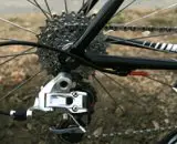 The Sram Red rear derailer shifts over a Sram 1070 cassette, which sheds mud better than the company's PowerDome cassette © 2010 Matt James