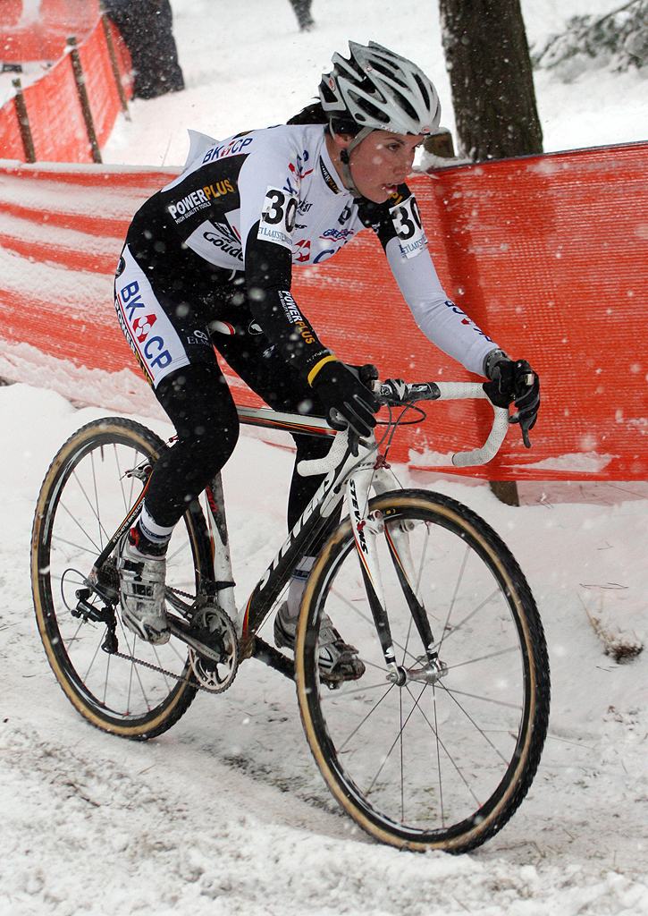 Sanne Cant keeping it upright to finish fifth. ? Bart Hazen