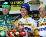 The podium: Nys (l) - Meeusen - Pauwels. © Bart Hazen