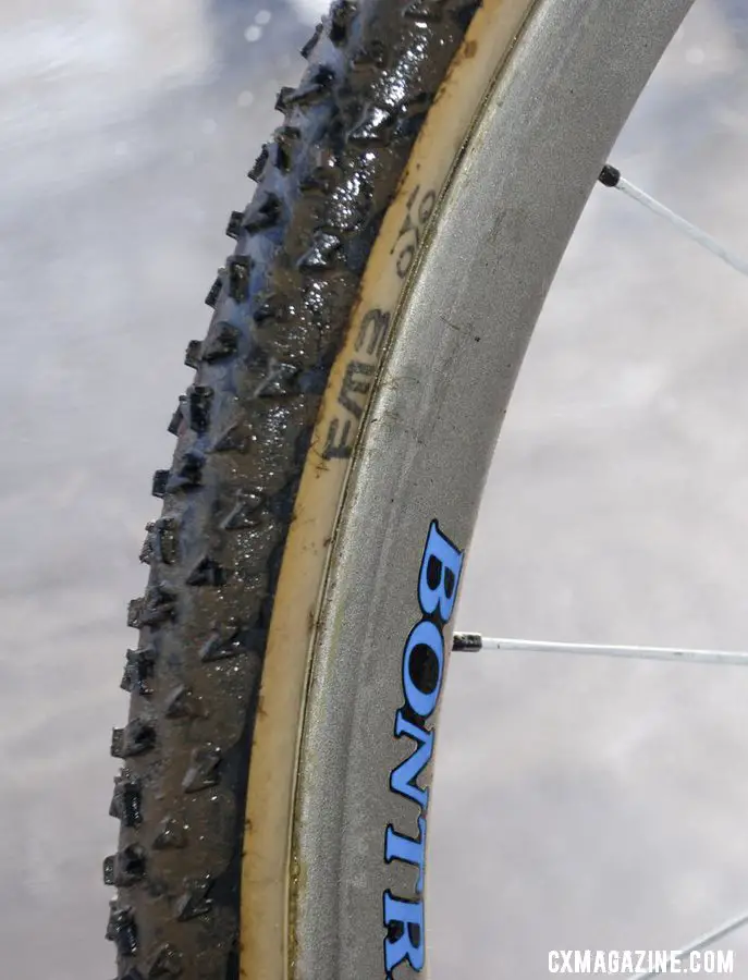 FMB Super Mud on with black tread. © Cyclocross Magazine