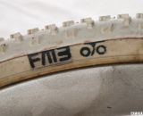 FMB Supermud with white tread. FMB are hand built in France on a natural cotton casing. © Cyclocross Magazine