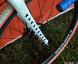 9 stars = 9 National Championships. Katie Compton's Trek Crockett. © Cyclocross Magazine