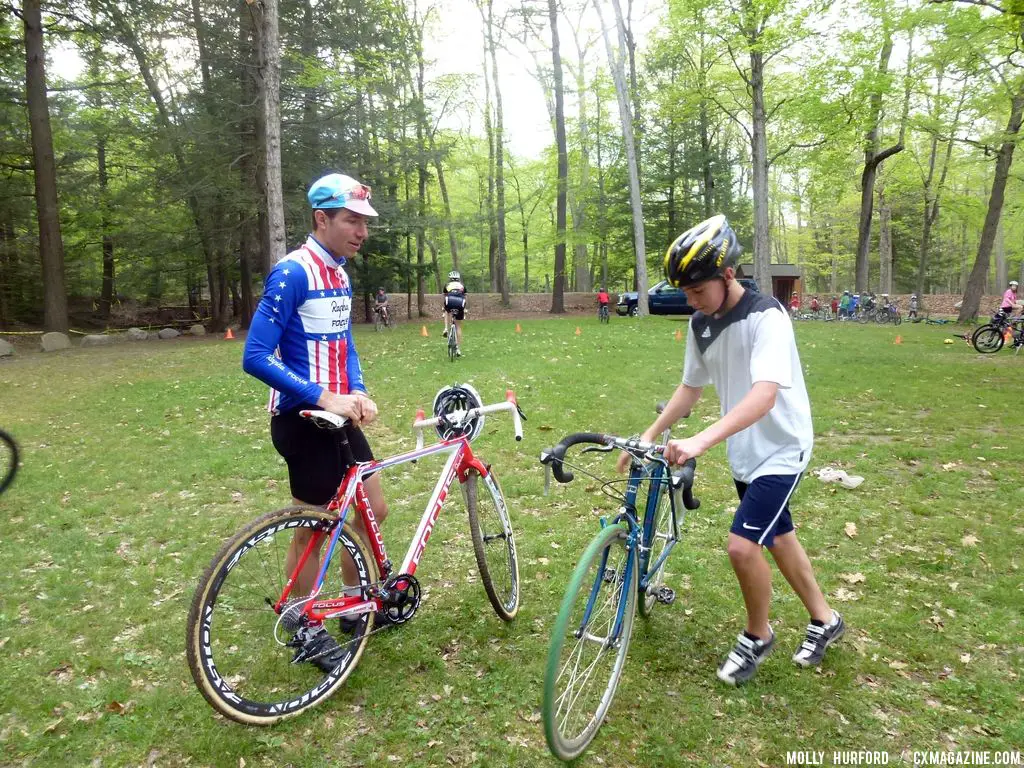 Powers offers remounting advice © Cyclocross Magazine