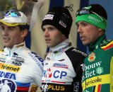 Stybar (l), Albert and Nys on the podium. © Bart Hazen