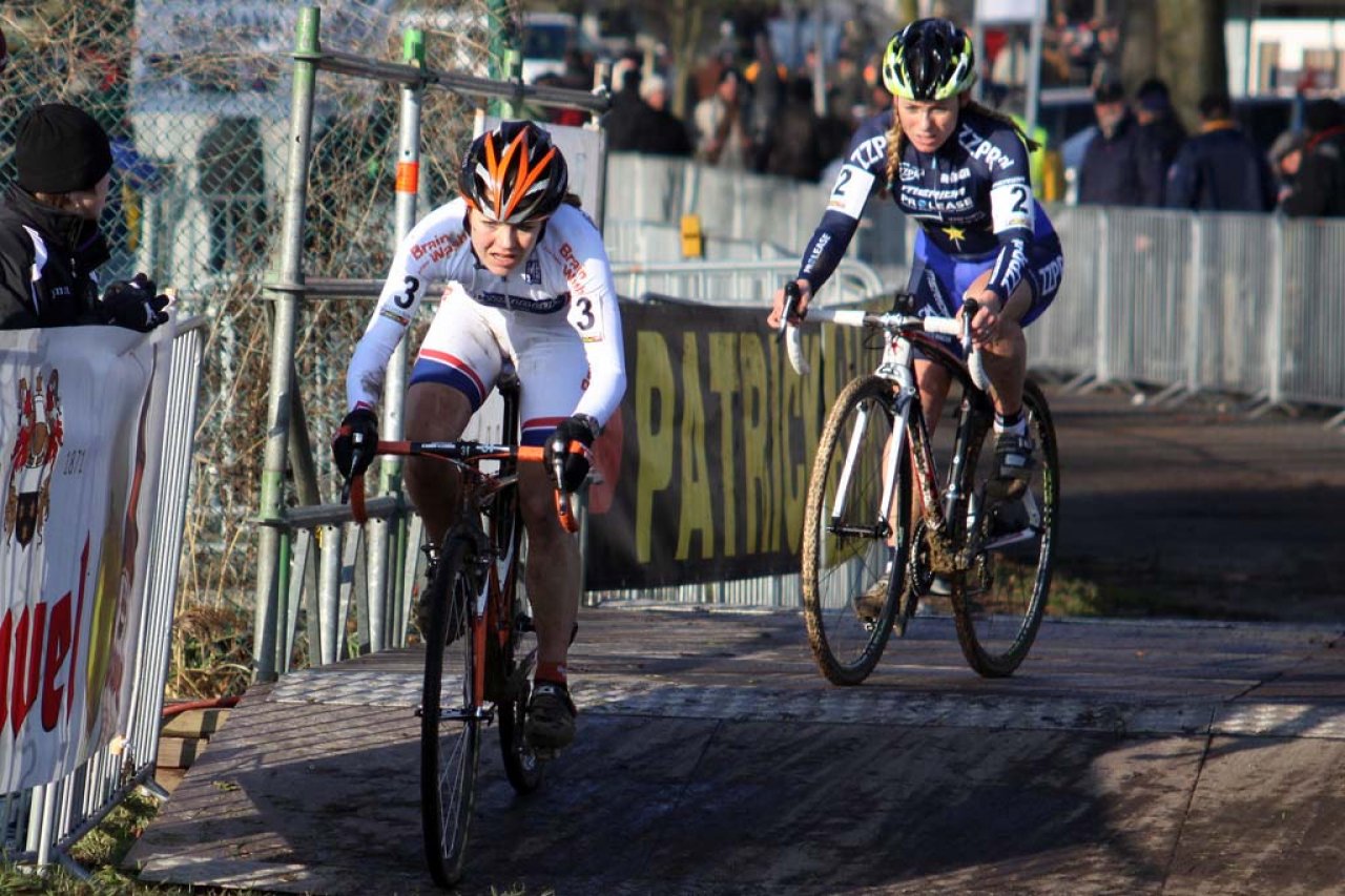 van Paassen and van den Brand battled throughout the day for the World Cup leader\'s jersey. © Bart Hazen 