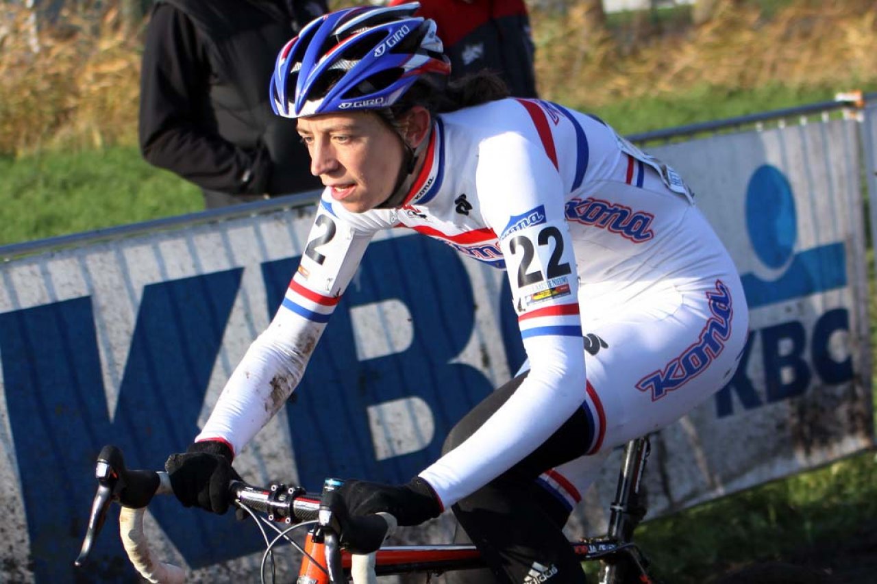 Helen Wyman finished ninth in Koksijde. © Bart Hazen 