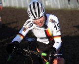 Elisabeth Brandau smiles through the pain in Koksijde. © Bart Hazen 