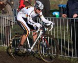 Hanka Kupfernagel powers through the mud in Koksijde. © Bart Hazen 