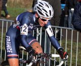 Ferrier-Bruneau rides the mud in Koksijde. © Bart Hazen 