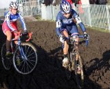 Ferrand prevot (r) and Mani search for traction. © Bart Hazen 