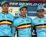 Juniors on the podium in Koksijde. © Bart Hazen