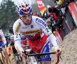 Stybar on the attack. Koksijde Elite Men World Cup 11/28/2009 ?Bart Hazen