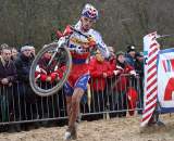 Stybar running for his third win. Koksijde Elite Men World Cup 11/28/2009 ?Bart Hazen