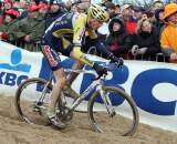 Klaas Vantornout rides the sand at Koksijde. ? Bart Hazen