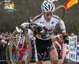 Albert in the lead. Koksijde Elite Men World Cup 11/28/2009 ?Bart Hazen