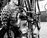 The 2011 Kona Major Jake is equipped with Shimano Ultegra parts. © Joe Sales