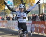 Danny Van Poppel takes the junior win on the Koppenberg. © Bart Hazen