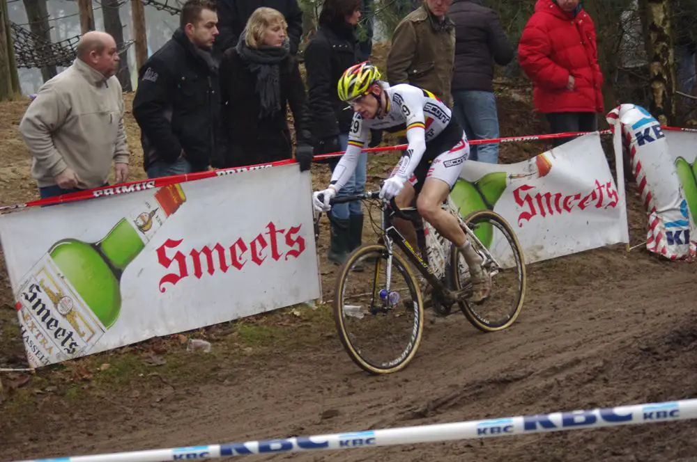Geert Wellens heads to the finish in 33rd place.  Photo courtesy of Christine Vardaros.  