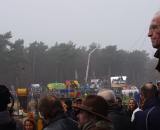 Huge crowds are always part of the Belgian cyclocross experience .  Photo courtesy of Christine Vardaros.