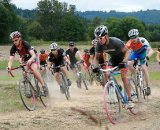 The singlespeeders are off and running, led by Corsa Concept's Brian Gerow and Bryan Voytilla © Dave Roth