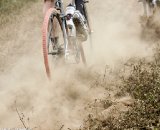 The trail obscured by dust was an all-too-familiar site © Oregon Cycling Action