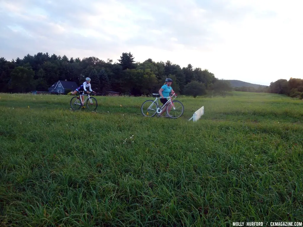 Ladies got a chance to practice their skills in a fun, casual environment at the first women\'s cyclocross clinic.