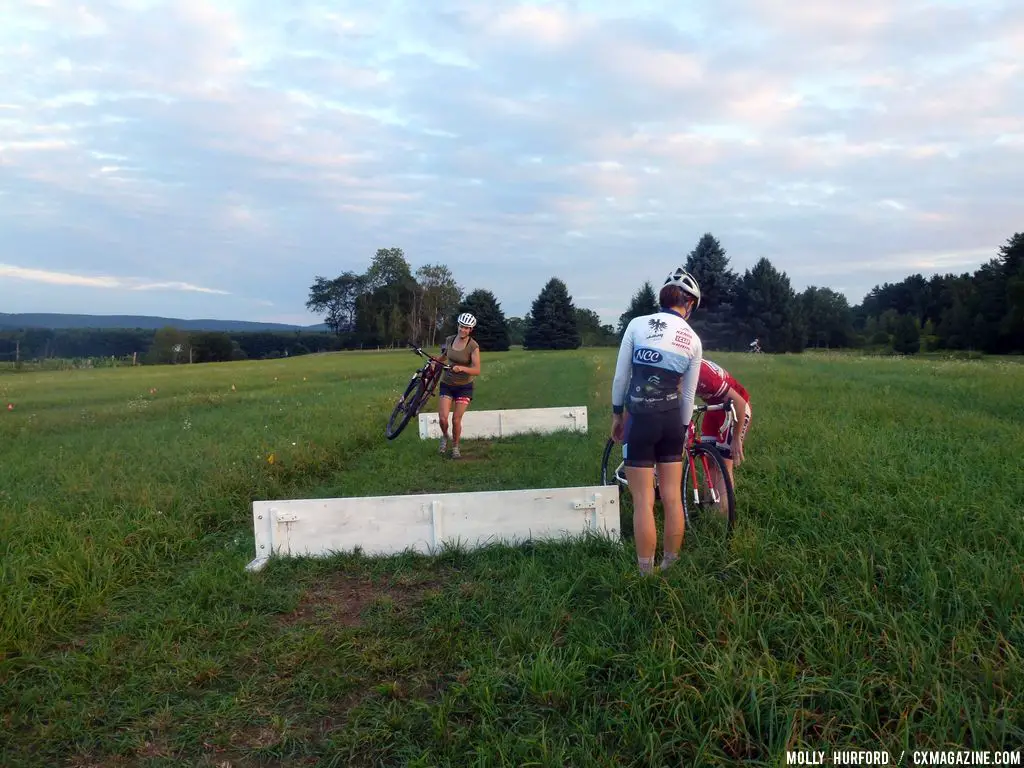 Ladies got a chance to practice their skills in a fun, casual environment at the first women\'s cyclocross clinic.