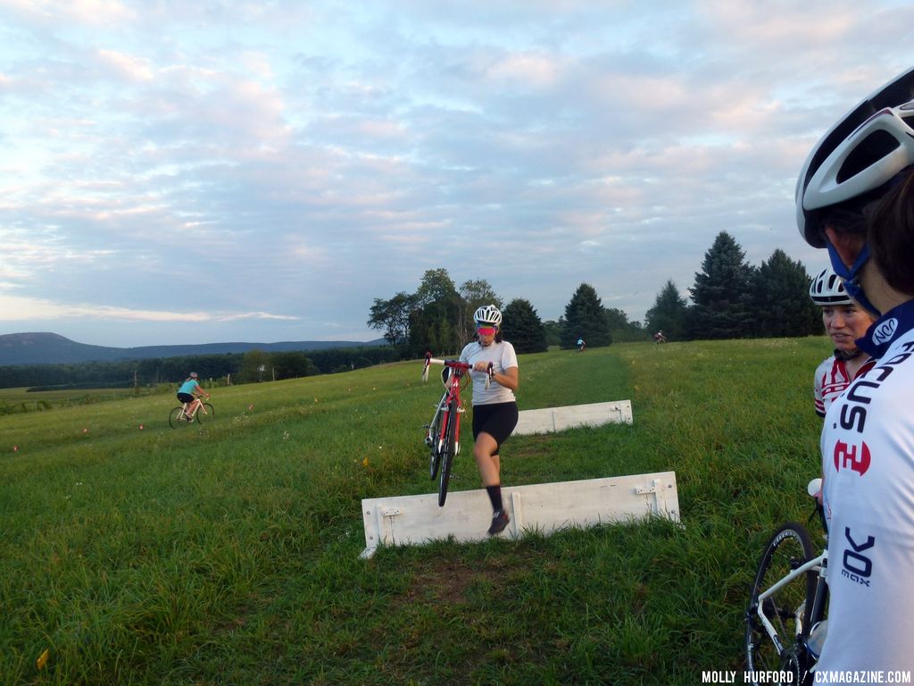 Ladies got a chance to practice their skills in a fun, casual environment at the first women\'s cyclocross clinic.
