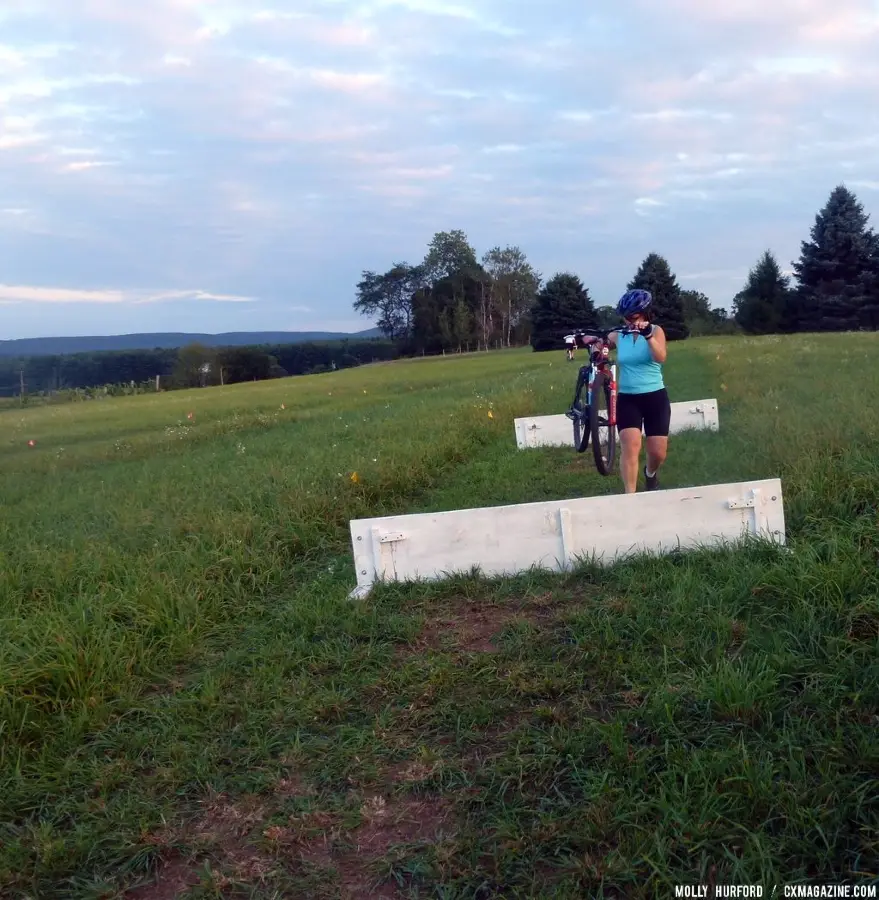 Ladies got a chance to practice their skills in a fun, casual environment at the first women\'s cyclocross clinic.