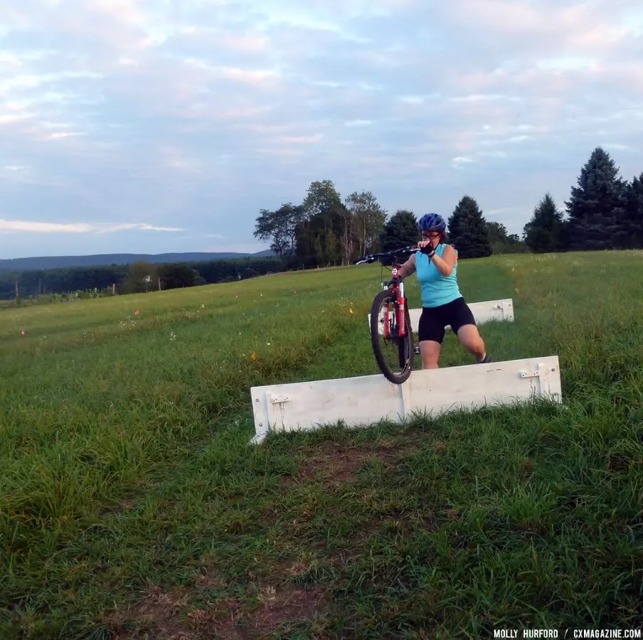 Ladies got a chance to practice their skills in a fun, casual environment at the first women\'s cyclocross clinic.