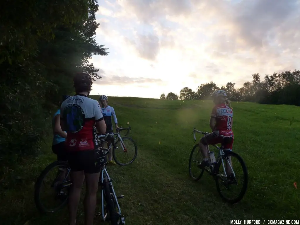 Ladies got a chance to practice their skills in a fun, casual environment at the first women\'s cyclocross clinic.