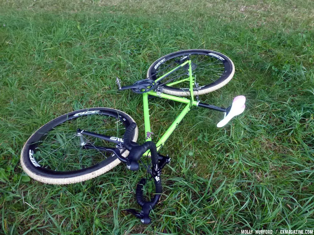 Ladies got a chance to practice their skills in a fun, casual environment at the first women\'s cyclocross clinic.