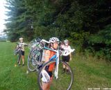 Ladies got a chance to practice their skills in a fun, casual environment at the first women's cyclocross clinic.