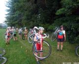 Ladies got a chance to practice their skills in a fun, casual environment at the first women's cyclocross clinic.