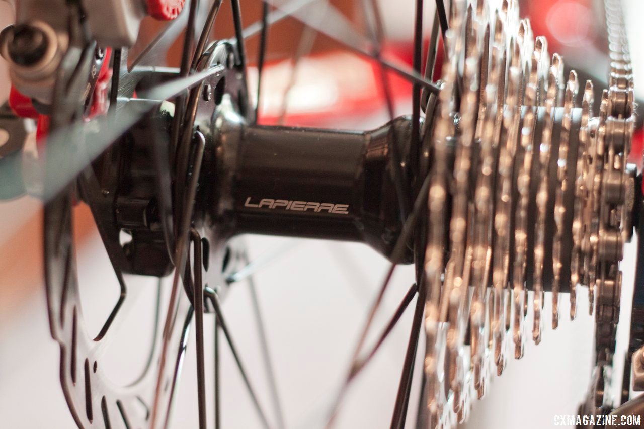 135mm spacing means go ahead and stick your 29er wheels back here. LaPierre Cross Carbon. © Cyclocross Magazine