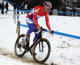 Lars Boom picked tough conditions to return to cross. © Bart Hazen