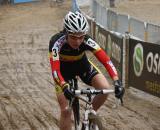 Sanne Cant represents Belgium in the front foursome © Dan Seaton