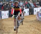 Sven Nys leads the way in the sandy sections ? Bart Hazen