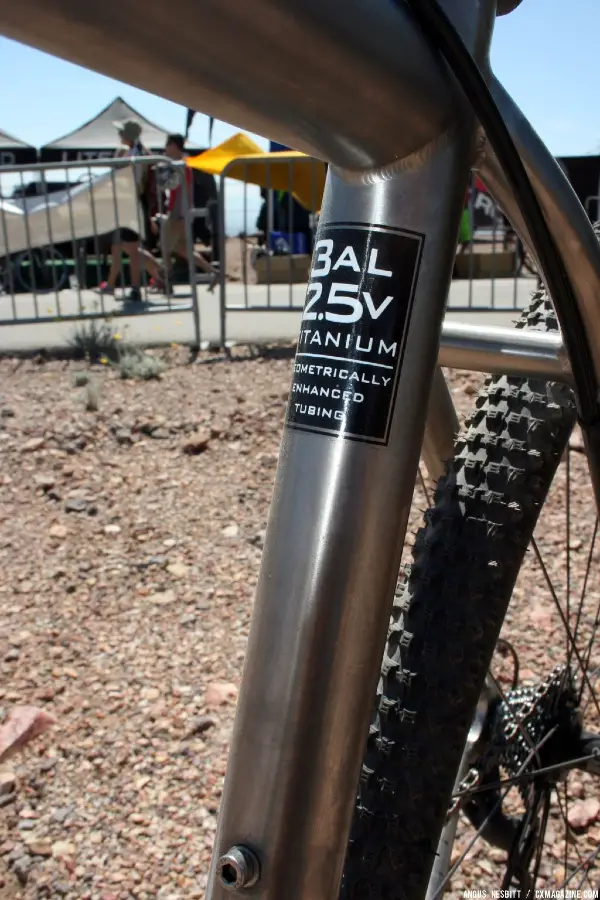 Titanium tubing. © Cyclocross Magazine